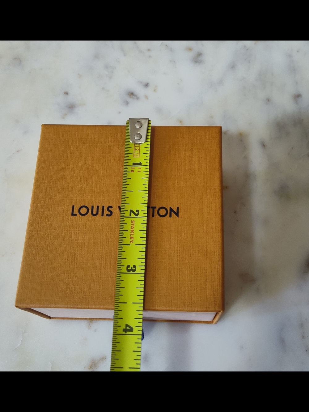 LOUIS VUITTON Small Drawer Gift Box Ribbon Pull Luxury Presentation Box EUC - Picture 4 of 5